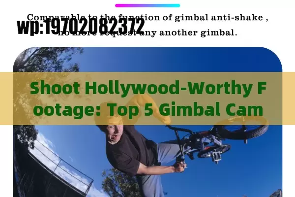 Shoot Hollywood-Worthy Footage: Top 5 Gimbal Camera Drones with 4K & HD Mastery